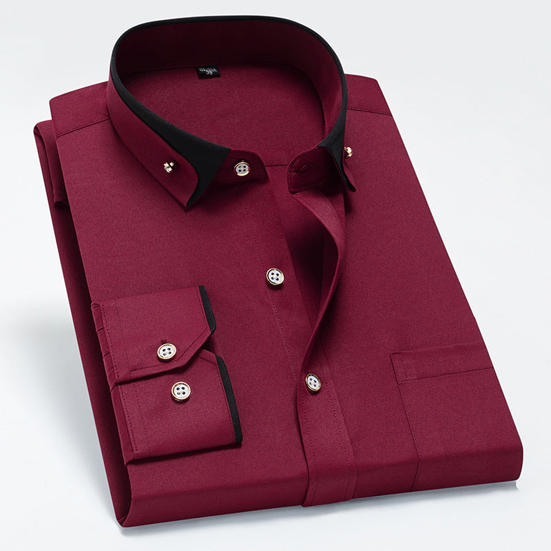 Patrik™ - Smart Casual Långärmad Skjorta För Män