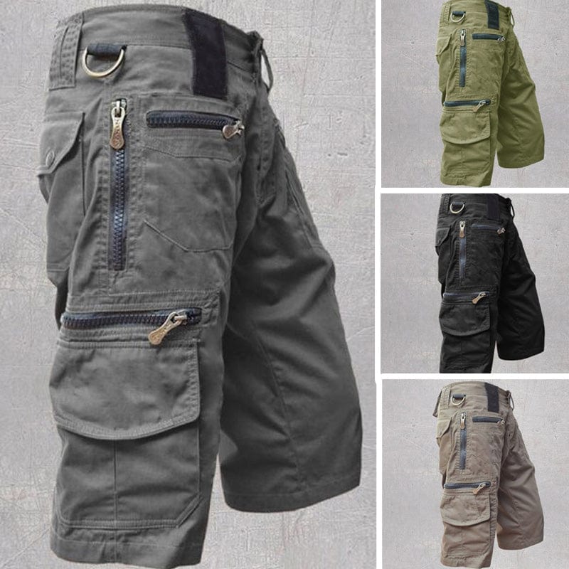 Jan™ – Mångsidiga och Bekväma Cargoshorts + 10 Förvaringsfack