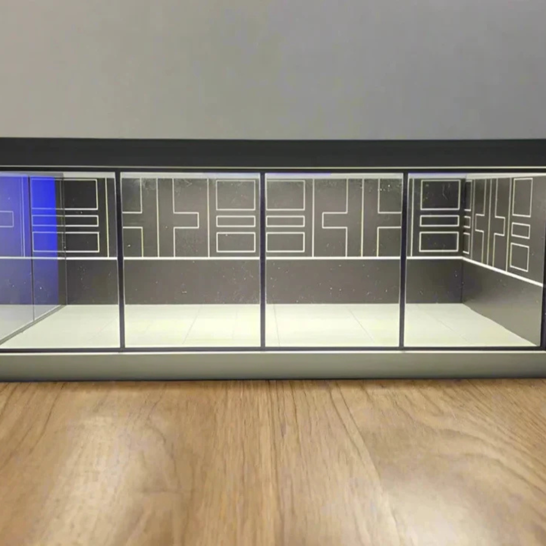AutoVault™ - Ultimata Displaygaraget För Leksaksbilar och Miniatyrmodeller
