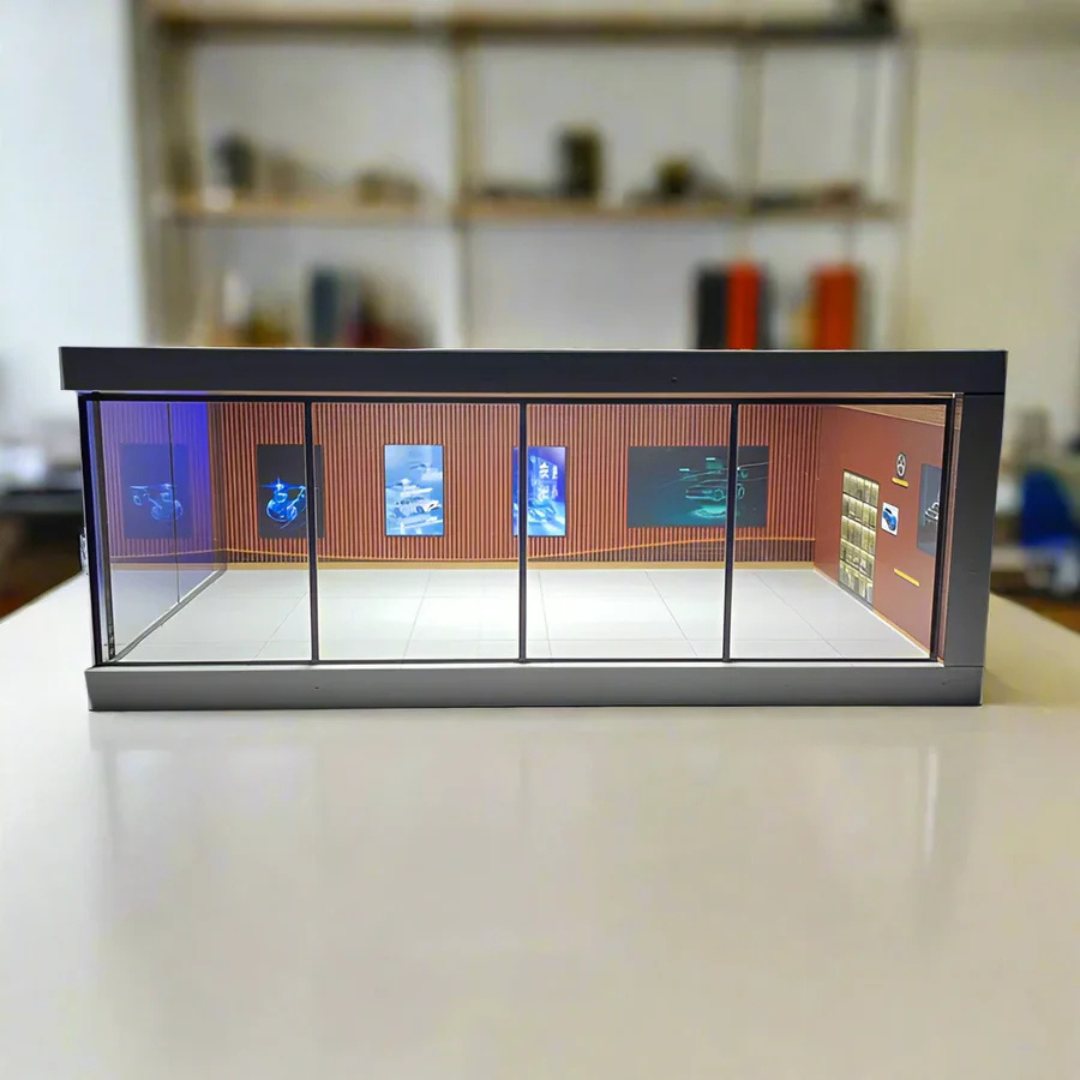 AutoVault™ - Ultimata Displaygaraget För Leksaksbilar och Miniatyrmodeller