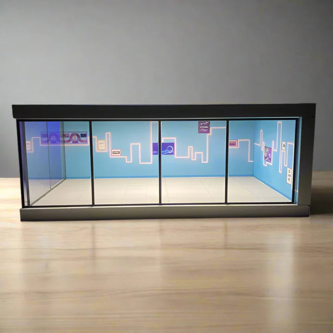 AutoVault™ - Ultimata Displaygaraget För Leksaksbilar och Miniatyrmodeller