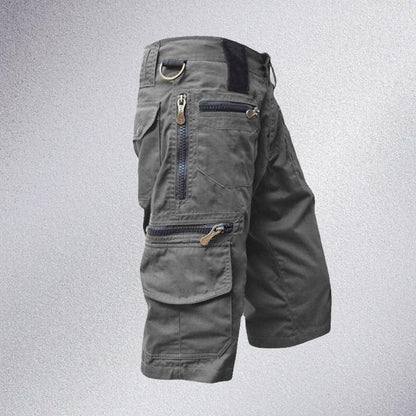 Jan™ – Mångsidiga och Bekväma Cargoshorts + 10 Förvaringsfack