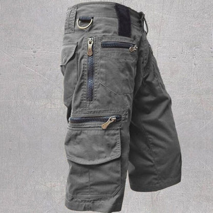 Jan™ – Mångsidiga och Bekväma Cargoshorts + 10 Förvaringsfack