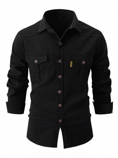 Mason™ - Stilren Skjorta med Långärmad Design