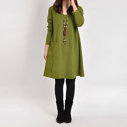 Ava™ - Chic och Elegant Klänning