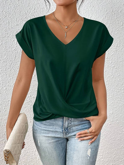 Zinnia™ - Avslappnad Kortärmad T-shirt För Komfort Hela Dagen