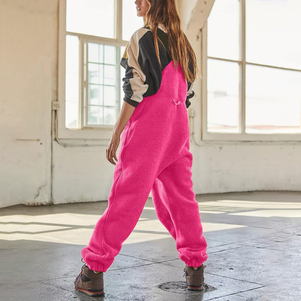 Marie™ - Justerbar Jumpsuit i Manchestertyg med Fleece