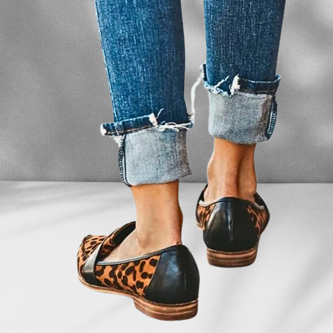 Noemi™ - Stilren Klassisk Loafer i Mockaimitation