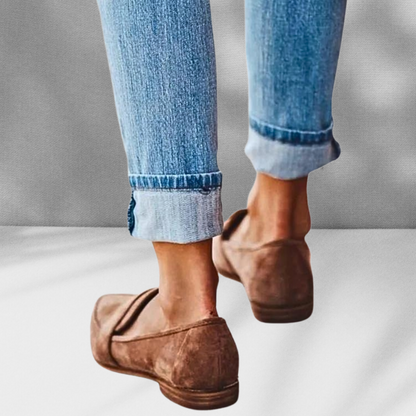 Noemi™ - Stilren Klassisk Loafer i Mockaimitation