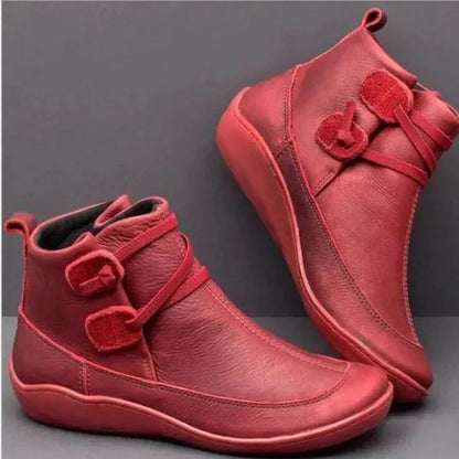 Cecilia™ - Ortopediska Bekväma Ankelkängor i Vintage-stil