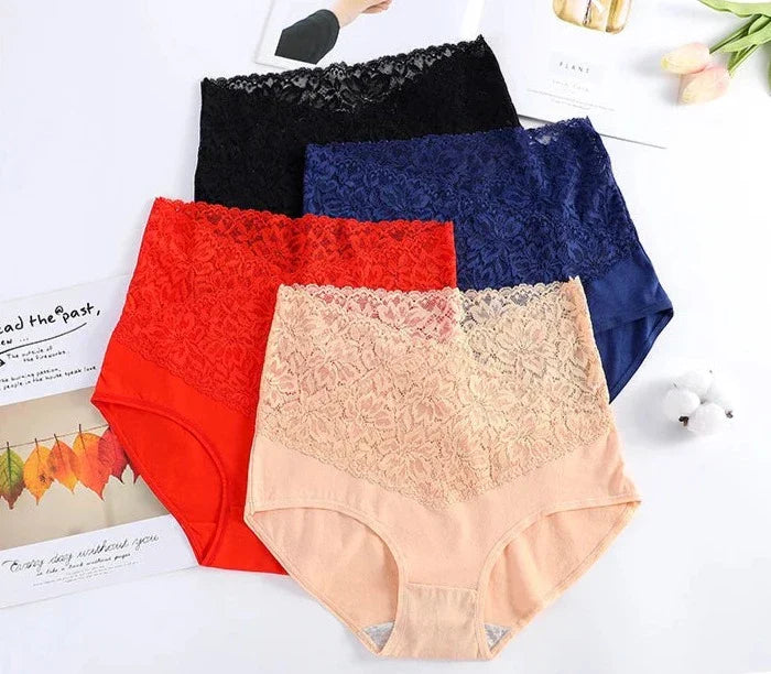 Loïse™ - Sexiga högmidjade spetsunderkläder för kvinnor | 3 + 2 GRATIS!