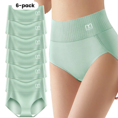 Shaplex™ - 6-pack Andas & Bekväma Höga Midjetrosor med Magstöd