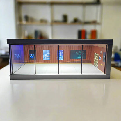 AutoVault™ - Ultimata Displaygaraget För Leksaksbilar och Miniatyrmodeller
