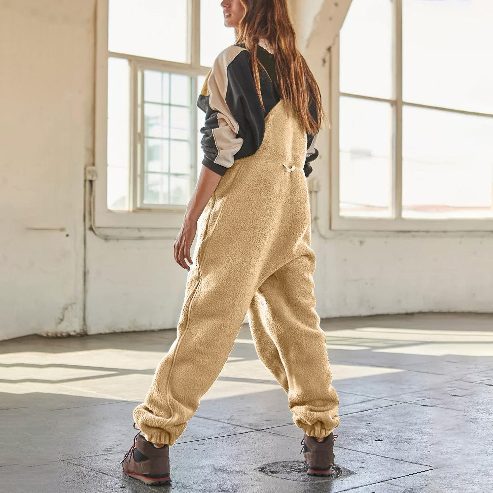 Marie™ - Justerbar Jumpsuit i Manchestertyg med Fleece